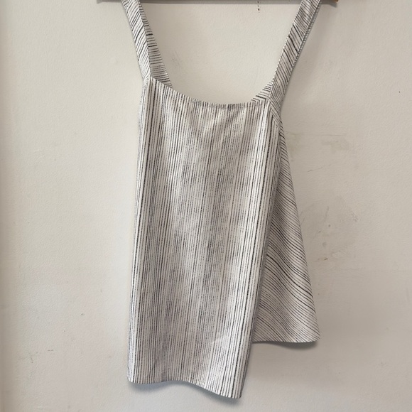 Athleta‎ Arrival Tank Amara Stripe White Black Size XL - Picture 10 of 11